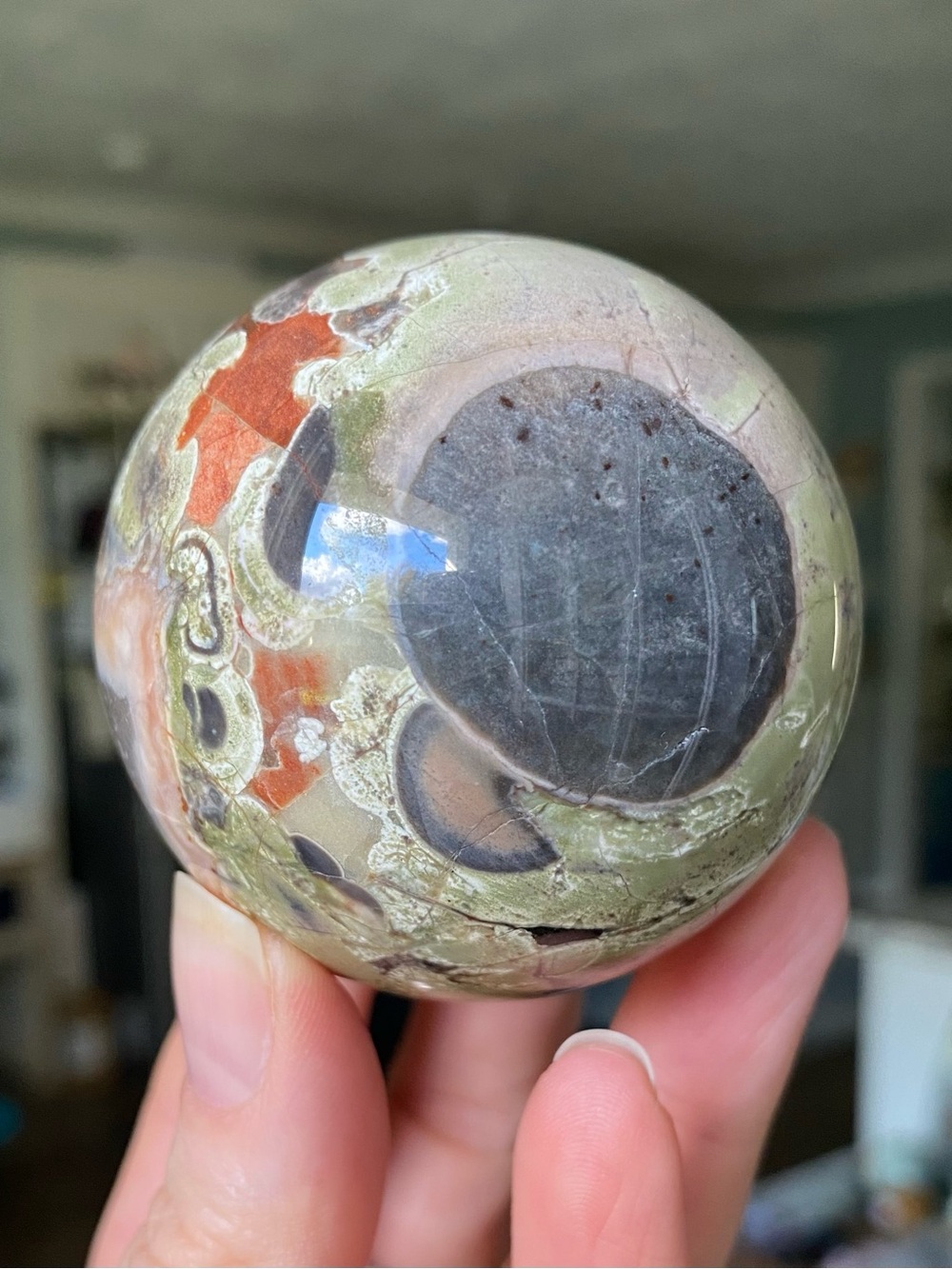 💰✨ 2.17” Money Agate Crystal Sphere ✨💰